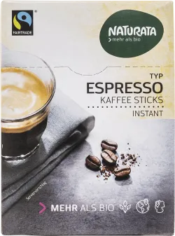 Bio-Espresso-Sticks mit Instant-Kaffee - jetzt online kaufen bei Natur.com