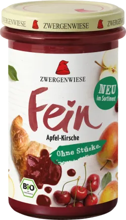 Bio-Fein-Fruchtaufstrich Apfel-Kirsche - jetzt online kaufen bei Natur.com