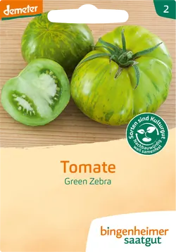 Bio-Fleischtomaten Green Zebra Saatgut - jetzt online kaufen bei Natur.com