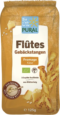 Bio-Flûtes mit Käse - jetzt online kaufen bei Natur.com