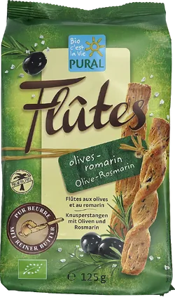 Bio-Flûtes mit Olive & Rosmarin - jetzt online kaufen bei Natur.com