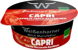 Bio-Frischcreme mit Tomate, Mozzarella & Basilikum - jetzt online kaufen bei Natur.com