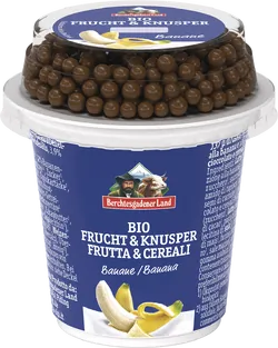 Bio-Frucht- & Knusper-Joghurt mit Banane & Schokobällchen - jetzt online kaufen bei Natur.com