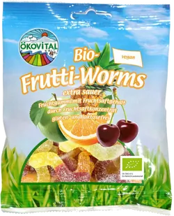 Bio-Fruchtgummi Frutti-Worms vegan - jetzt online kaufen bei Natur.com