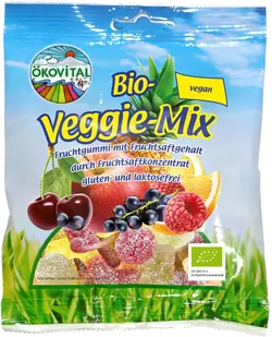 Bio-Fruchtgummi Veggie-Mix vegan - jetzt online kaufen bei Natur.com