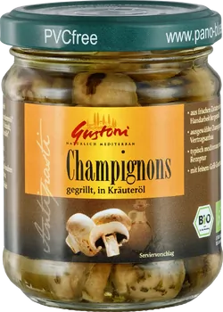 Bio-Gegrillte Champignons in Kräuteröl - jetzt online kaufen bei Natur.com