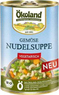 Bio-Gemüse-Nudelsuppe - jetzt online kaufen bei Natur.com