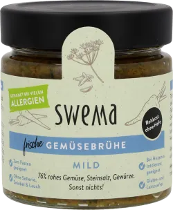 Bio-Gemüsebrühe SweMa mit 76% rohem Gemüse - jetzt online kaufen bei Natur.com