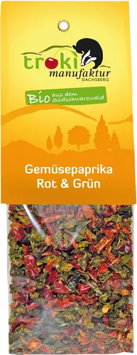 Bio-Gemüsepaprika rot & grün getrocknet - jetzt online kaufen bei Natur.com