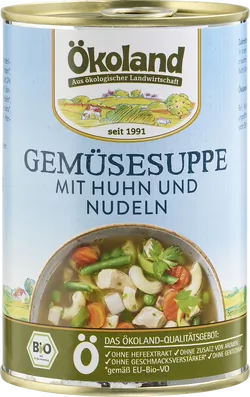 Bio-Gemüsesuppe mit Geflügel - jetzt online kaufen bei Natur.com