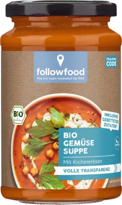 Bio-Gemüsesuppe mit Kichererbsen - jetzt online kaufen bei Natur.com