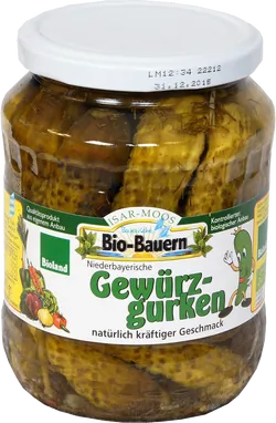 Bio-Gewürzgurken aus Bayern - jetzt online kaufen bei Natur.com