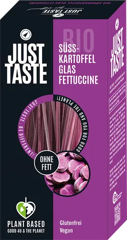 Bio-Glas-Fettucchine aus lila Süßkartoffeln - jetzt online kaufen bei Natur.com