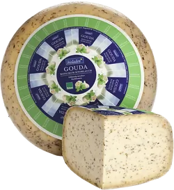 Bio-Gouda mit Basilikum & Knoblauch - jetzt online kaufen bei Natur.com