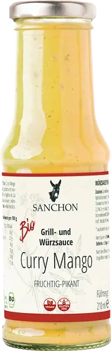 Bio-Grillsauce mit Curry & Mango - jetzt online kaufen bei Natur.com