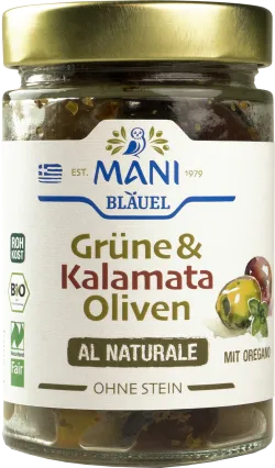 Bio-Grüne & Kalamata-Oliven ohne Stein in Olivenöl - jetzt online kaufen bei Natur.com