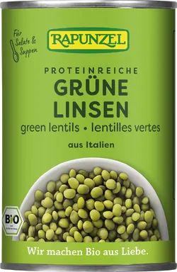 Bio-Grüne Linsen in der Dose - jetzt online kaufen bei Natur.com