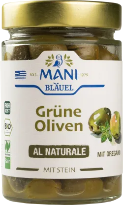 Bio-Grüne Oliven mit Stein - jetzt online kaufen bei Natur.com