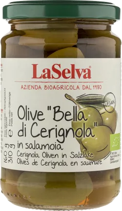 Bio-Grüne Riesenoliven Bella di Cerignola - jetzt online kaufen bei Natur.com