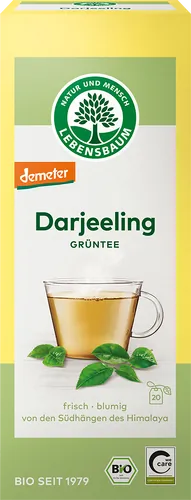 Bio-Grüntee Darjeeling PGI Teebeutel - jetzt online kaufen bei Natur.com