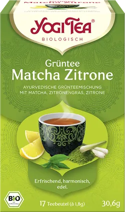 Bio-Grüntee mit Matcha & Zitrone im Beutel - jetzt online kaufen bei Natur.com