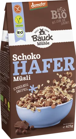 Bio-Hafer-Müsli mit Schoko glutenfrei - jetzt online kaufen bei Natur.com