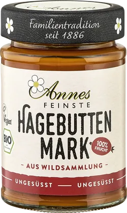 Bio-Hagebuttenmark aus Bayern ungesüßt - jetzt online kaufen bei Natur.com