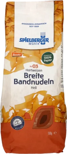 Bio-Hartweizen-Bandnudeln Demeter - jetzt online kaufen bei Natur.com