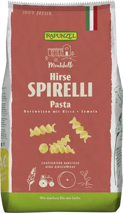 Bio-Hartweizen-Spirelli mit Hirse - jetzt online kaufen bei Natur.com