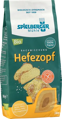 Bio-Hefezopf-Backmischung glutenfrei - jetzt online kaufen bei Natur.com
