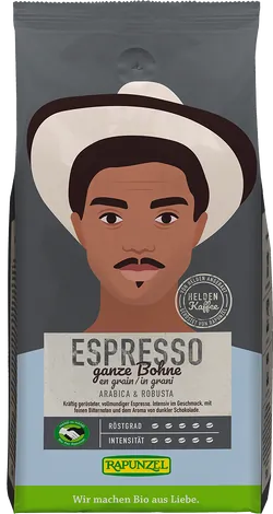 Bio-Heldenkaffee Espresso ganze Bohne - jetzt online kaufen bei Natur.com