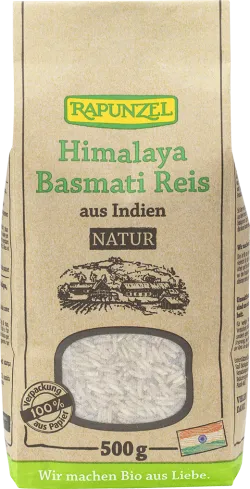 Bio-Himalaya-Basmati-Reis naturbelassen - jetzt online kaufen bei Natur.com