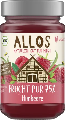 Bio-Himbeer-Fruchtaufstrich Frucht Pur - jetzt online kaufen bei Natur.com