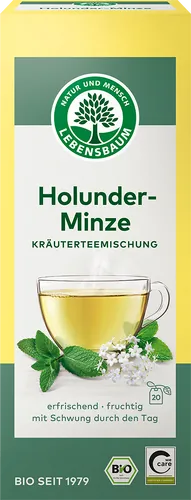 Bio-Holunder & Minze Kräutertee im Beutel - jetzt online kaufen bei Natur.com