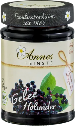 Bio-Holunderbeeren-Fruchtgelee aus Bayern - jetzt online kaufen bei Natur.com