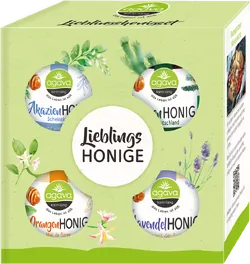 Bio-Honig-Geschenkset mit vier Sorten - jetzt online kaufen bei Natur.com