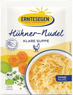 Bio-Hühnersuppe mit Nudeln im Beutel - jetzt online kaufen bei Natur.com