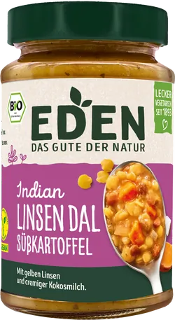 Bio-Indian-Linsen-Dal mit Süßkartoffeln - jetzt online kaufen bei Natur.com