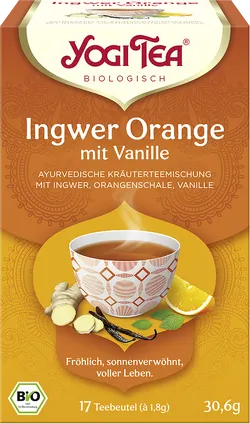 Bio-Ingwer-Orangen-Tee mit Vanille im Beutel - jetzt online kaufen bei Natur.com