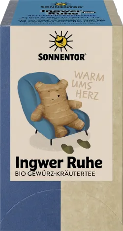 Bio-Ingwer-Ruhe-Tee im Beutel - jetzt online kaufen bei Natur.com