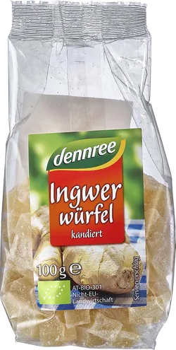 Bio-Ingwerwürfel kandiert - jetzt online kaufen bei Natur.com