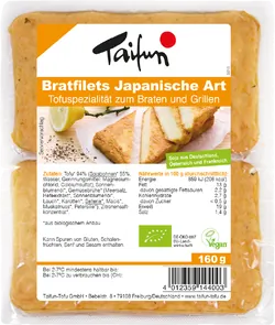 Bio-Japanische Tofu-Bratfilets - jetzt online kaufen bei Natur.com