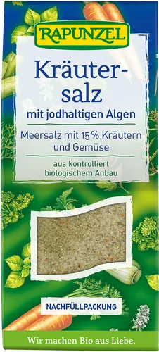 Bio-Jodiertes Kräutersalz im Nachfüllbeutel - jetzt online kaufen bei Natur.com
