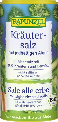 Bio-Jodiertes Kräutersalz in der Streudose - jetzt online kaufen bei Natur.com