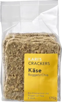 Bio-Käse-Roggen-Chia-Knäckebrot - jetzt online kaufen bei Natur.com