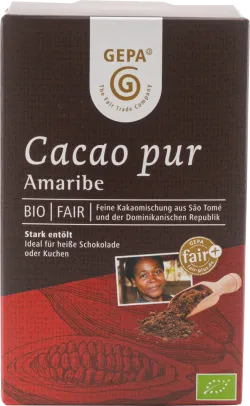 Bio-Kakaopulver Amaribe stark entölt - jetzt online kaufen bei Natur.com