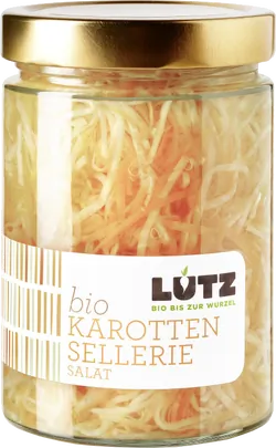 Bio-Karotten-Sellerie-Salat im Glas - jetzt online kaufen bei Natur.com