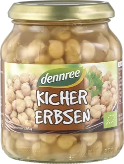 Bio-Kichererbsen im Glas - jetzt online kaufen bei Natur.com