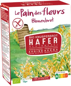Bio-Knäckebrot Blumenbrot mit Hafer - jetzt online kaufen bei Natur.com