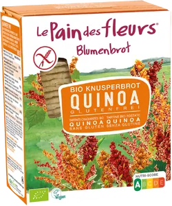 Bio-Knäckebrot Blumenbrot mit Quinoa - jetzt online kaufen bei Natur.com
